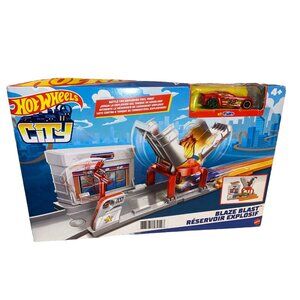 hot wheels city blaze blaster with car